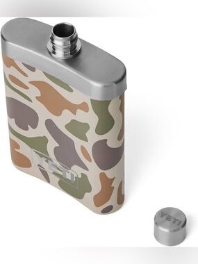 Yeti Tan Camo Flask BNWT